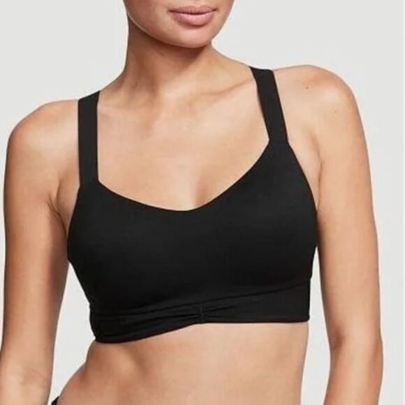 Victoria’s Secret Ultra Soft Stretchy Cloud Sport bra Live on Point Black - Picture 6 of 7